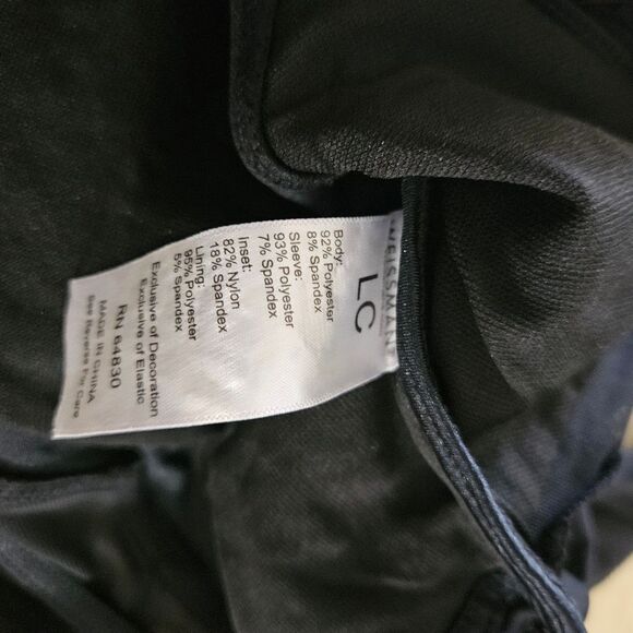 Weissman catalog NWOT child large black mesh sequin fringe costume jazz tap solo - Picture 9 of 9